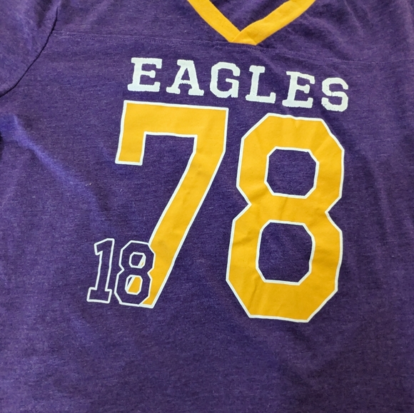 Ashland University Purple V-neck S-M - Picture 3 of 4